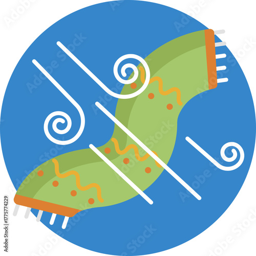 A warm scarf for keeping the neck cozy during chilly autumn days.