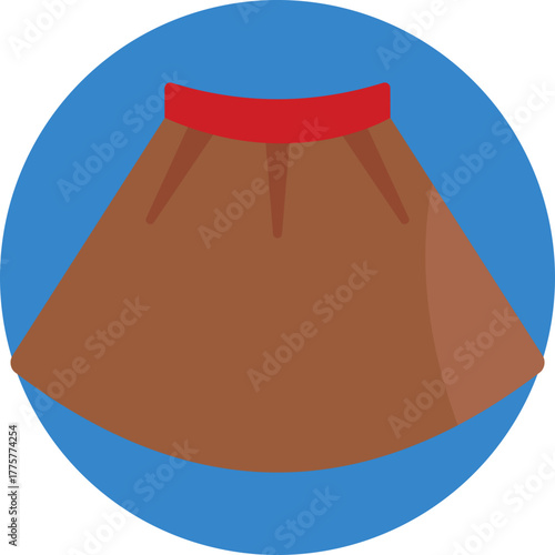 Short skirt styled for autumn outfits.