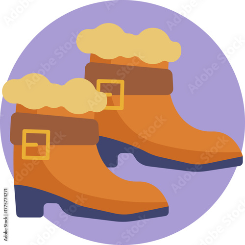 Sturdy autumn boots for cooler weather and outdoor wear.