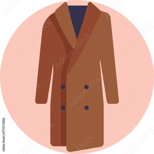 A warm outer garment designed for cooler autumn weather.