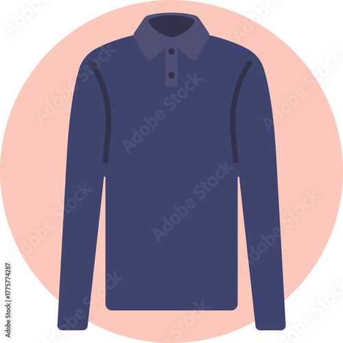 A long-sleeved knitted top, perfect for layering in cool autumn weather.