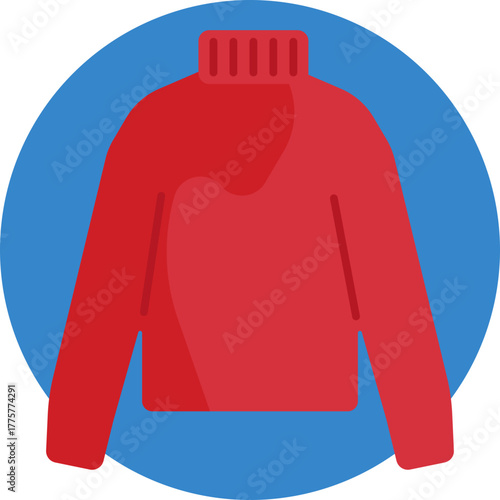 A cozy long-sleeve sweater ideal for cool autumn weather.