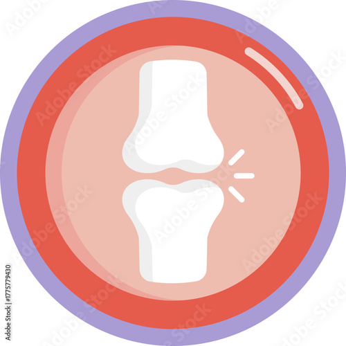Illustration of a human bone highlighting skeletal health concerns linked to obesity.