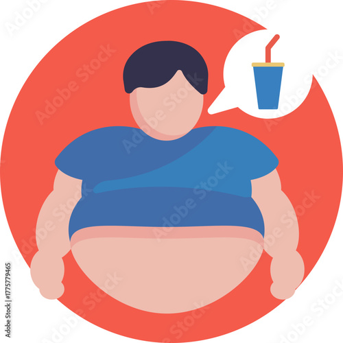 Sugary beverages contributing to weight gain.
