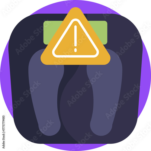 A digital or analog scale used to measure body weight.