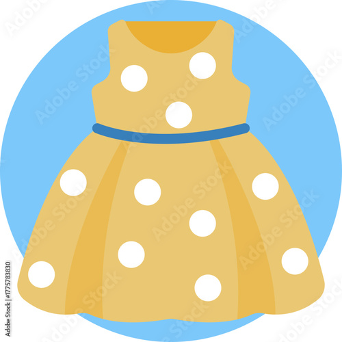 A light, airy dress designed for warm summer days.