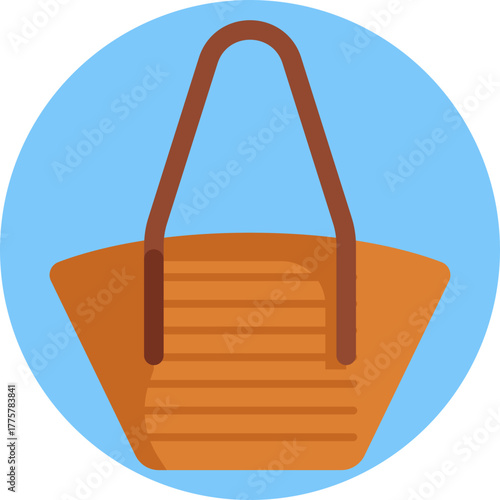 A stylish summer handbag, perfect for carrying essentials on warm-weather outings.