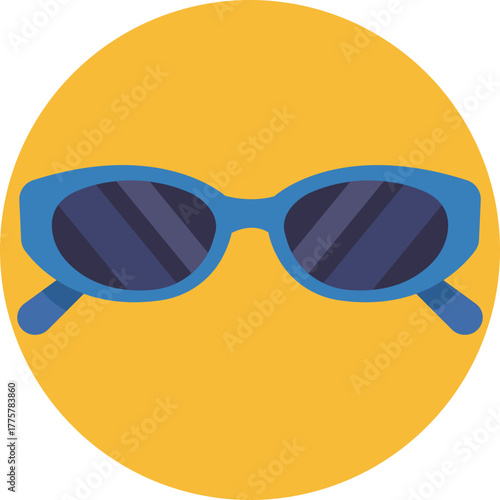Shaded glasses ideal for sunny outdoor activities.