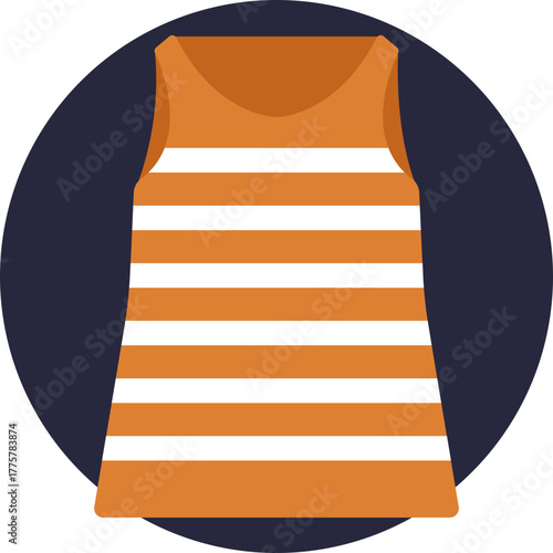 A lightweight, sleeveless top ideal for hot summer days.