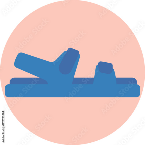 Open footwear designed for warm weather, often with straps.