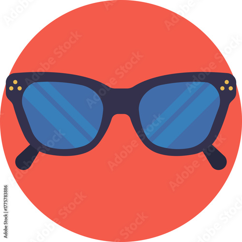 A pair of stylish sunglasses for sun protection.