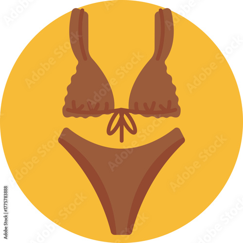 Light, comfortable clothing designed for swimming and sunbathing.