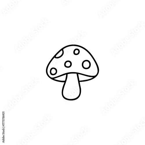 Outline of mushroom