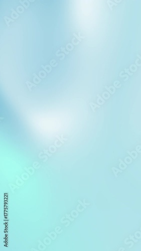 Abstract light blue and cyan gradient background with soft, blurred light flares, ideal for modern design or a serene blue sea gradient background feel