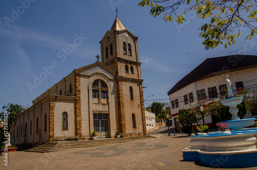 Facade of the Maria Estrela da Evangelização Parish, Santa Olimpia neighborhood, Piracicaba