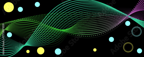 Cybernetic Pulse: Dynamic Grid Design Vibrational Harmony: Modern Minimalist Art Glow Trails: Luminous Optical Illusion