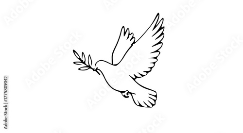Peace Dove Holiday Icon