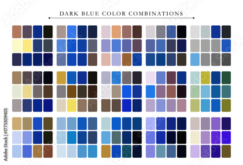 Elegant dark blue color palette with deep tones for modern design, branding, and backgrounds. Perfect for web, print, fashion, and minimalist creative projects.