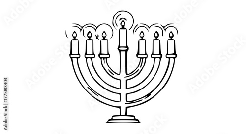 Hanukkah Candle Icon