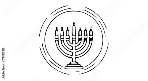 Hanukkah Candle Icon