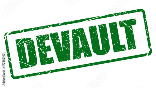 Devault stamp with grunge texture