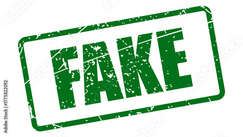 Fake stamp with grunge texture