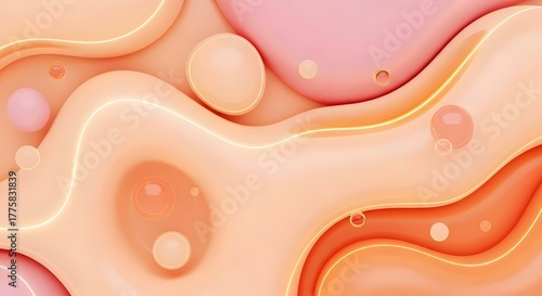abstract background with bubbles