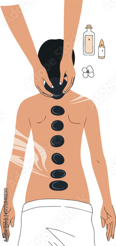 Hot Stone Massage Therapy For Back Relaxation