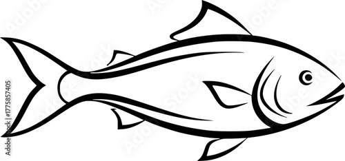 Angelfish - High Quality Vector Logo - Vector illustration ideal for T-shirt graphic
