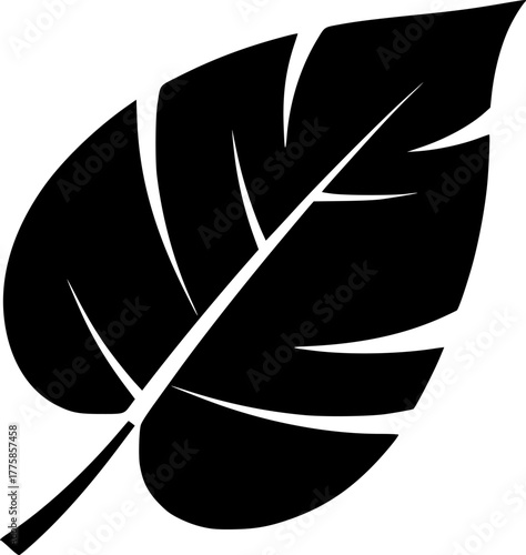 Monstera - Minimalist and Flat Logo - Vector illustration
