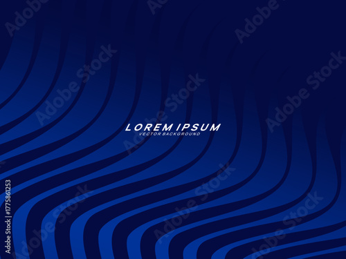Premium background design with dark blue luxury motif. Vector horizontal template, for digital lux business banners, contemporary formal invitations, luxury vouchers, gift certificates, etc.	