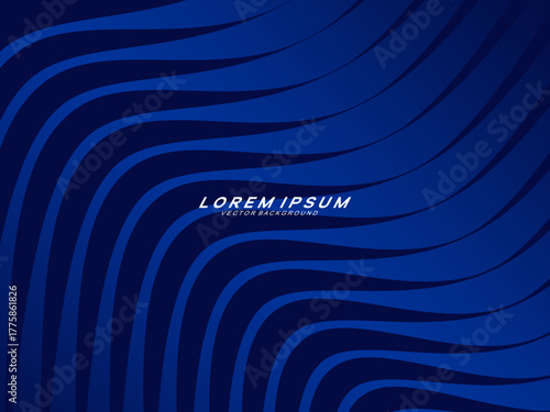 Premium background design with dark blue luxury motif. Vector horizontal template, for digital lux business banners, contemporary formal invitations, luxury vouchers, gift certificates, etc.	