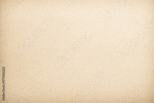 Old paper vintage texture surface for background. Recycle pale brown paper texture, Cream color recycled kraft paper texture blank with copy space for text.