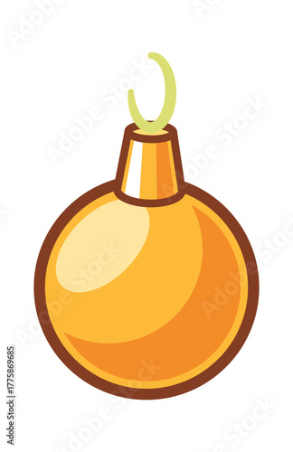 Yellow Christmas garland lamp element