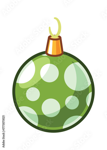 Christmas garland lamp geometric pattern