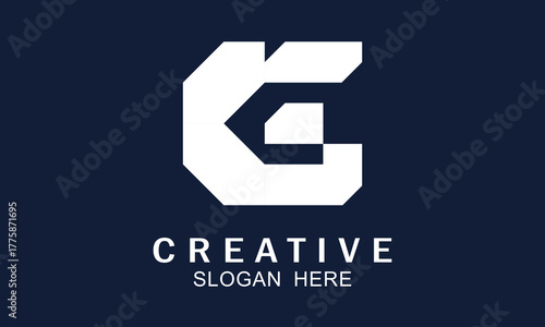 Simple G abstract logo symbol
