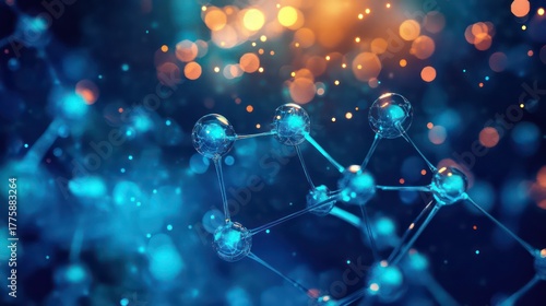 Molecular structure exploration laboratory scientific imagery abstract close-up chemistry concepts