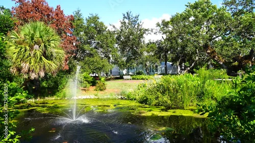 Sarasota, Florida USA - Sep 15, 2025: Marie Selby Botanical Garden and museum at Sarasota	
