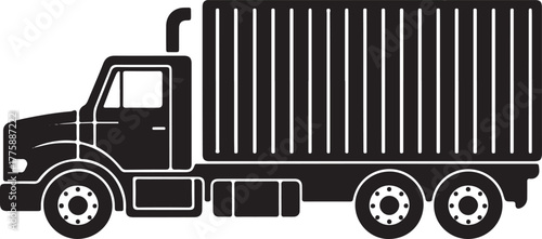 Vector transport  white background.