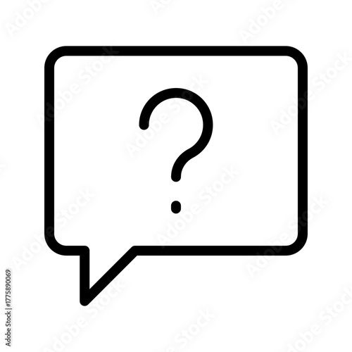 Message Help icon set featuring support, assistance, guidance, chat, and communication symbols in a clean modern line graphic style