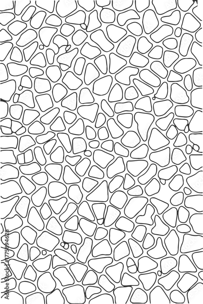 Obraz premium Seamless grunge stone wall tile pattern texture background vector illustration design