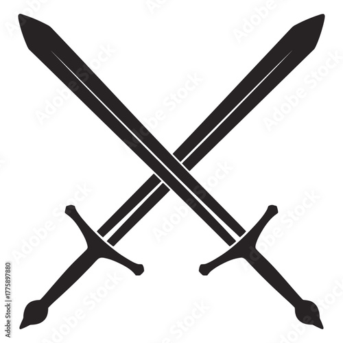 two crossed swords