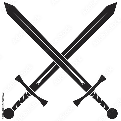 two crossed swords