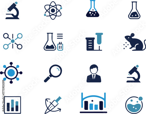 Laboratory Icon Set
