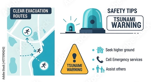 Tsunami Warning Safety Tips Evacuation Routes and Emergency Actions for Disaster Preparedness