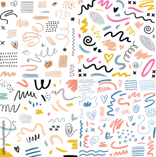 seamless pattern with colorful arrows