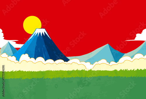 年賀状, 午年, 馬, 午, 謹賀新年, 和風, 和柄, 筆文字, 文字, 手書き, ハッピーニューイヤー