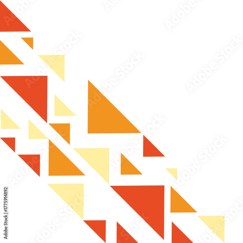 abstract arrows background - Abstract Orange and Yellow Triangle Pattern