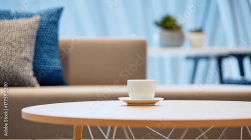 Wallpaper Mural residential. Minimalist living room featuring white walls and wooden floors, bathed in natural ambient light for a clean aesthetic. real-estate listings.
 Torontodigital.ca