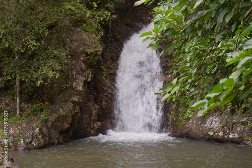 Huai To Waterfall is located in Khao Phanom Bencha National Park. It is the most beautiful waterfall in the park. Its source comes from the Phanom Bencha mountain range